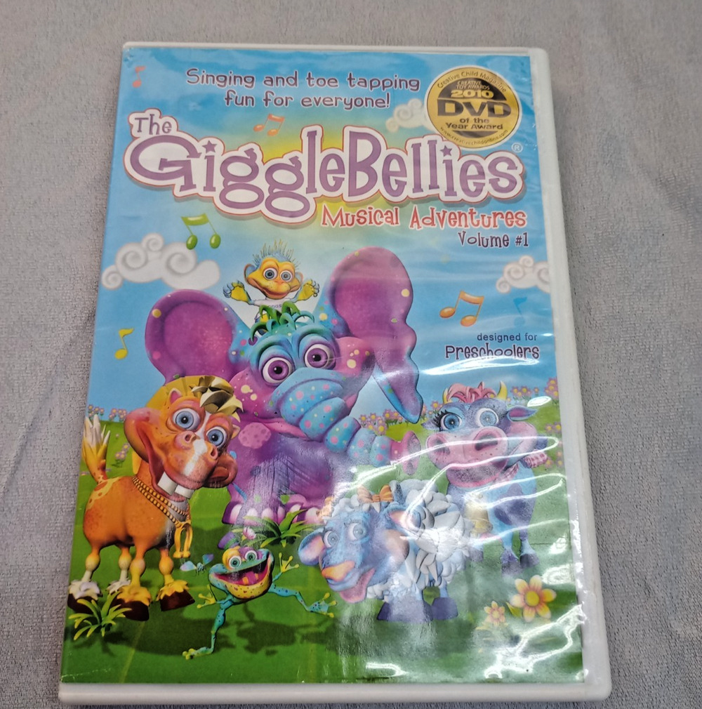 The GiggleBellies: Musical Adventures Volume #1 (DVD, 2011) For Preschoolers